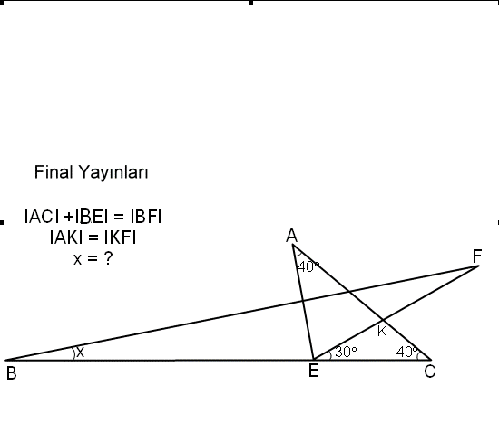 İkizkenar üçgen Soruları